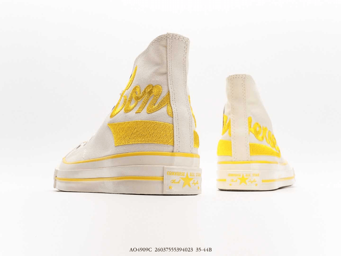 Giày Converse x Coca Cola Chuck 70s High Cream 'Yellow Egret' A04909C - Ảnh 5
