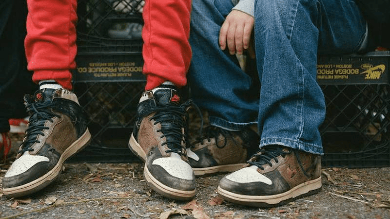 Giày Nike Bodega x Dunk High 'Legend' CZ8125-200 - Ảnh 3