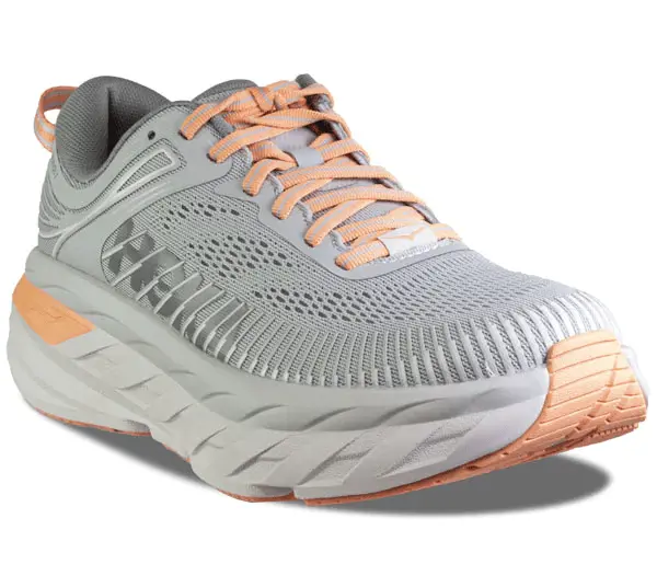 Alternative view of Giày Hoka Bondi 7 'Grey Orange' 1110519-HMSH