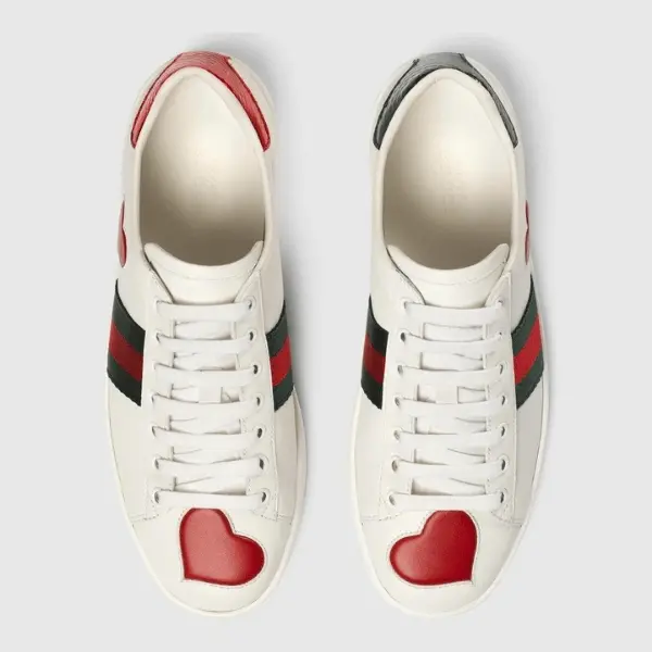 Alternative view of Giày Gucci Wmns Ace Low 'Heart' 435638-02JS0-9074