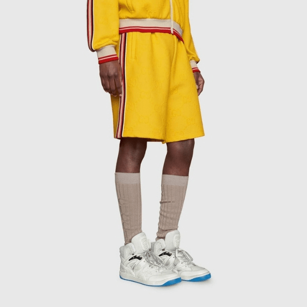 Giày Gucci Basket High Sneaker 'White Blue' 661301-2SHA0-9014 - Ảnh 6