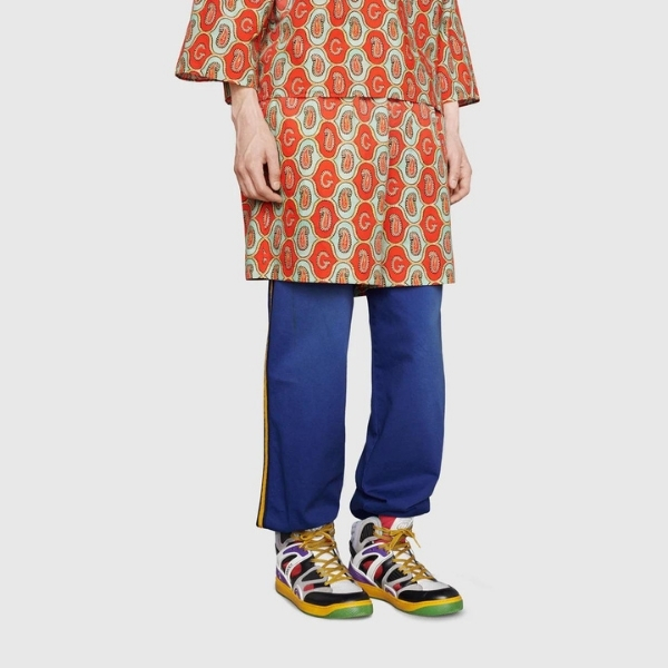 Giày Gucci Basket High 'Black Demetra' 661303-2SH90-1072 - Ảnh 5