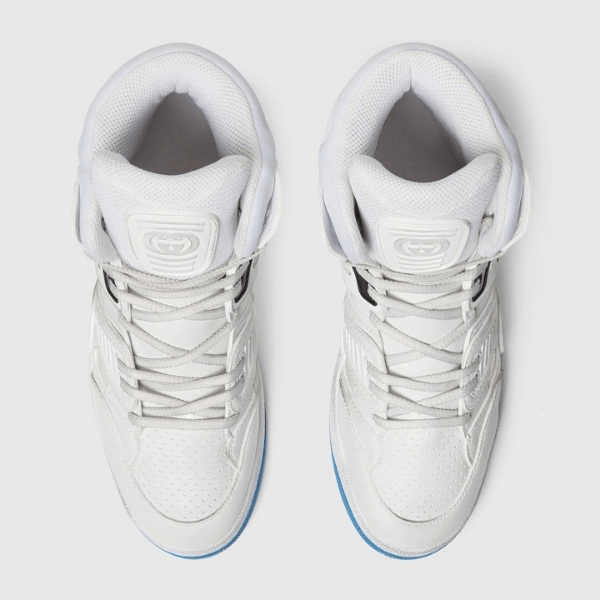 Giày Gucci Basket High Sneaker 'White Blue' 661301-2SHA0-9014 - Ảnh 5