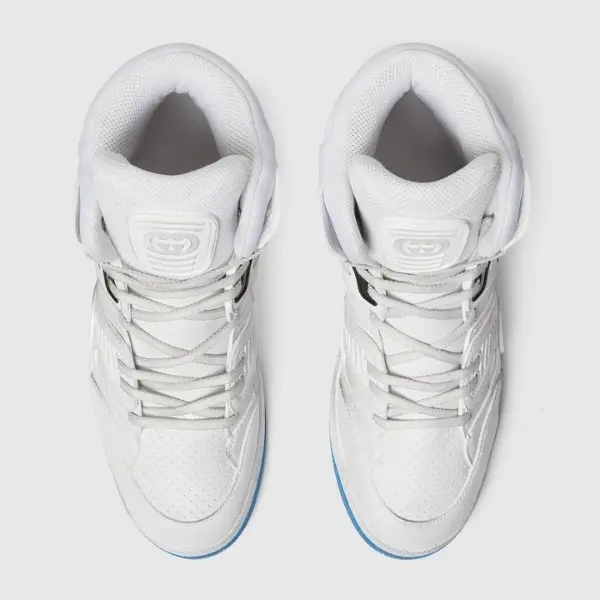Giày Gucci Basket High Sneaker 'White Blue' 661301-2SHA0-9014 - Ảnh 5