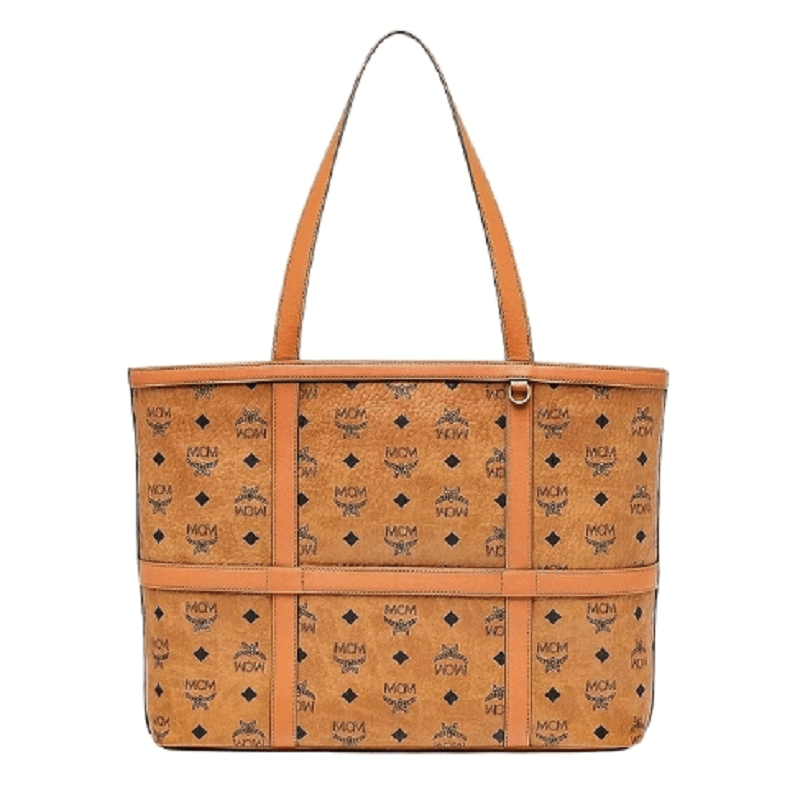 Túi MCM Medium Delmy Shopper In Visetos 'Cognac' MWPBSER01CO001