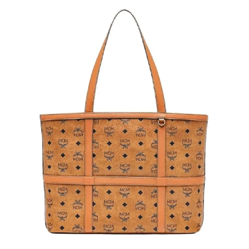 Túi MCM Medium Delmy Shopper In Visetos 'Cognac' MWPBSER01CO001
