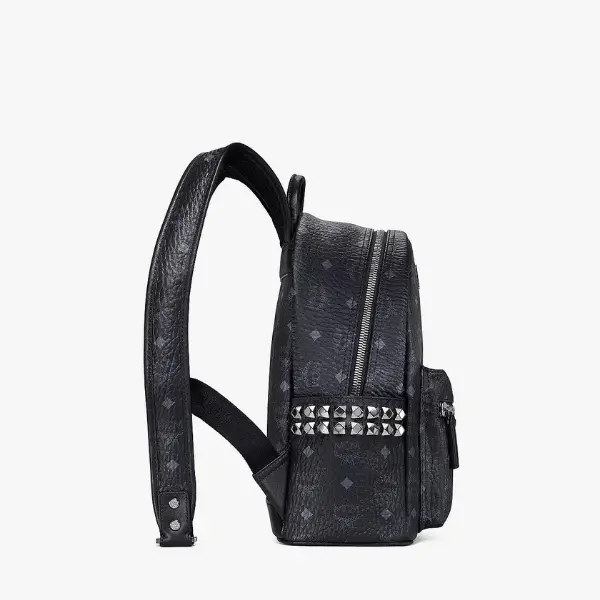 Balo MCM Stark Side Studs Backpack Visetos 'Black' MMK6SVE37BK001 - Ảnh 5