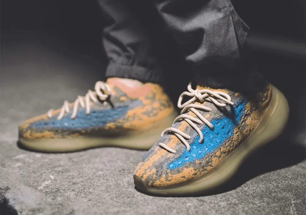Giày Adidas Yeezy Boost 380 'Blue Oat Non-Reflective' Q47306 - Ảnh 6