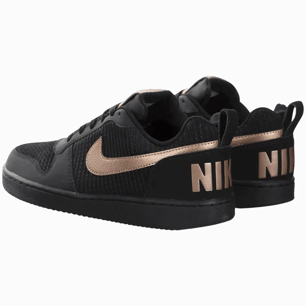Alternative view of Giày Nike Court Borough Low Black Gold 861533-002
