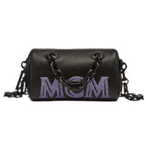 Túi MCM Boston Bag in Chain Leather MWBCSSX01BK001