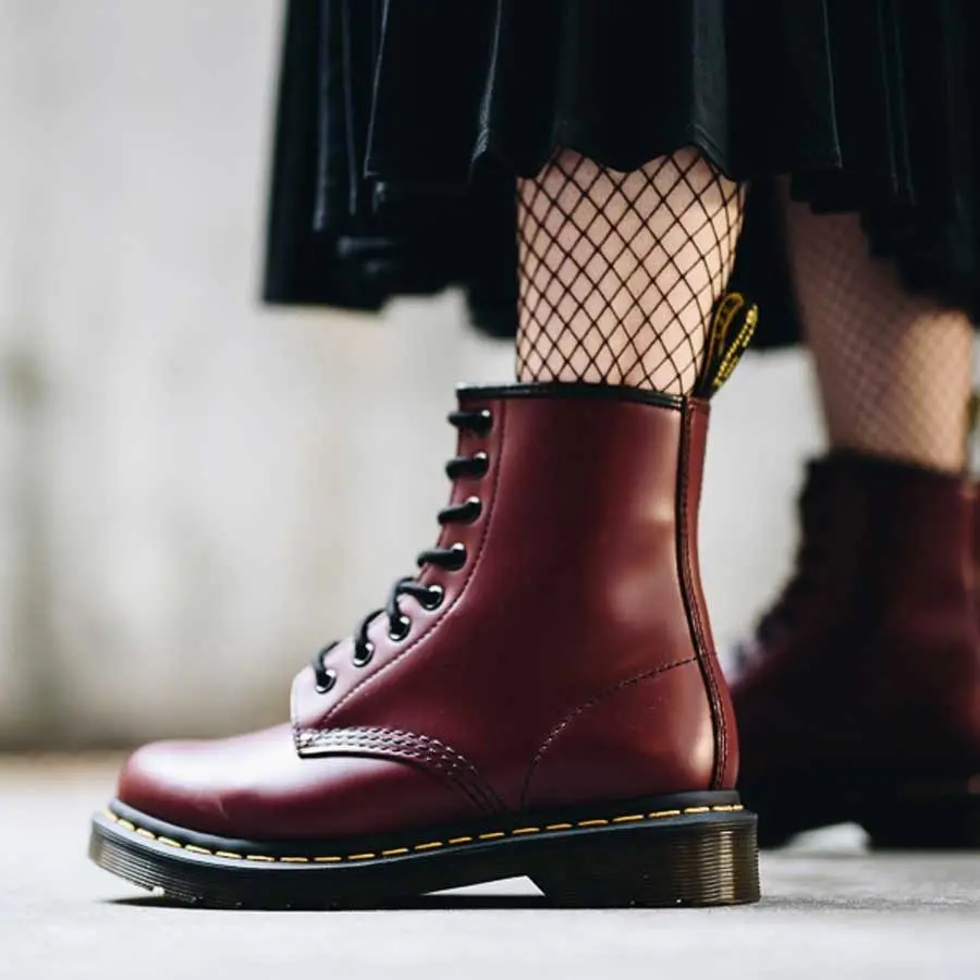 Giày Dr. Martens 1460 Smooth Boot 'Cherry Red' 10072600 - Ảnh 5