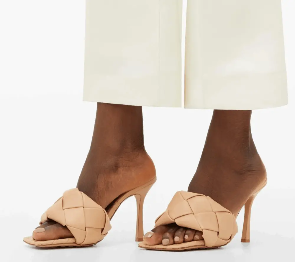 Giày Cao Gót Bottega Veneta Lido Mule 'Bandage' 608854VBSS01740 - Ảnh 4