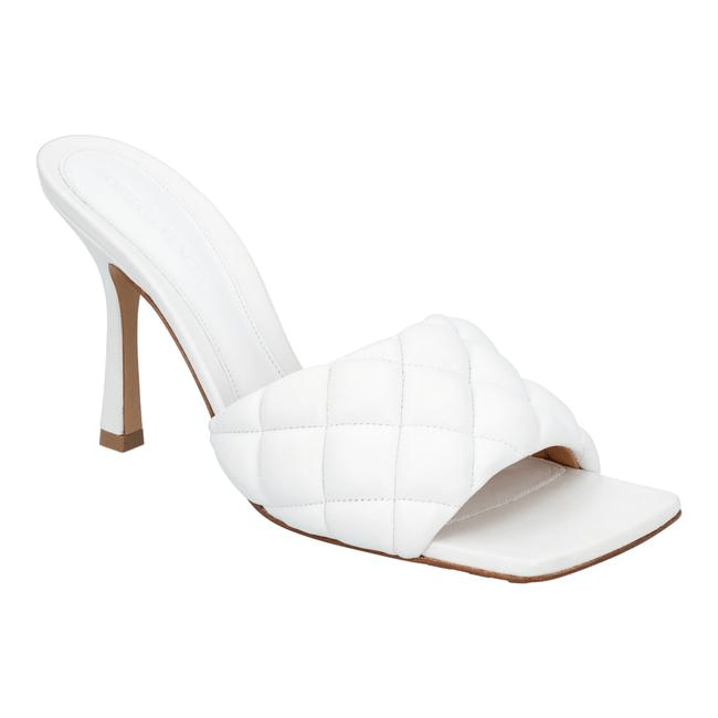 Giày Cao Gót Bottega Veneta Padded Mule 'Optic White' 592015VBRR09122 - Ảnh 4