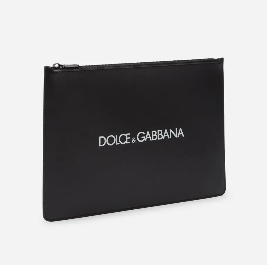 Alternative view of Túi Dolce & Gabbana Calfskin Document Holder With Printed Logo BP2182AA062HNI43