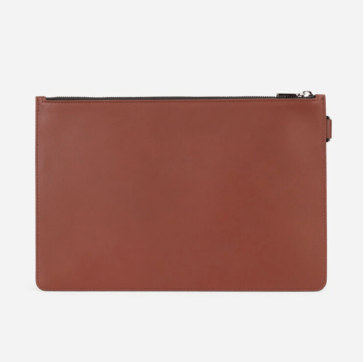 Túi Dolce & Gabbana Flat Calfskin Toiletry With DG Logo 'Brown' BP2589AO9168Z015 - Ảnh 4