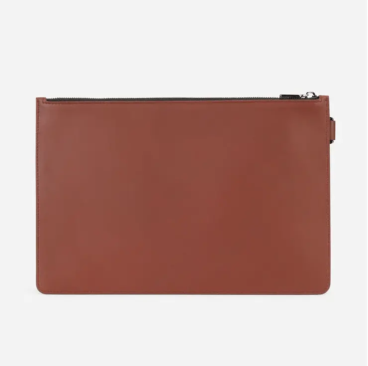 Túi Dolce & Gabbana Flat Calfskin Toiletry With DG Logo 'Brown' BP2589AO9168Z015 - Ảnh 4