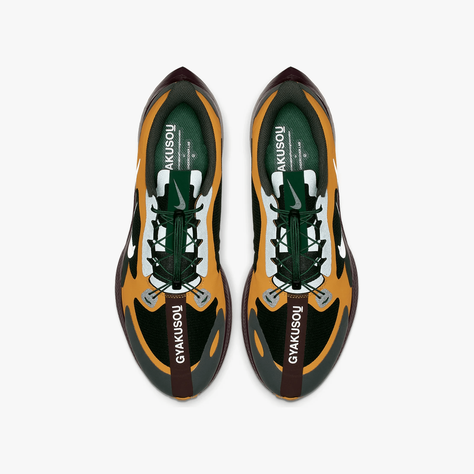 Giày Nike Gyakusou x Zoom Pegasus Turbo 'Gold Fir' BQ0579-700 - Ảnh 3