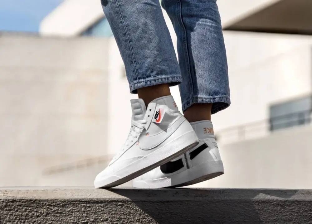 Giày Nike Wmns Blazer Mid Rebel 'Summit White' BQ4022-102 - Ảnh 3
