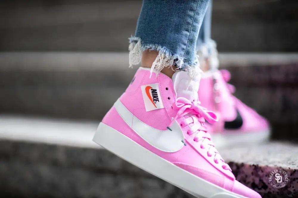 Giày Nike Wmns Blazer Rebel Mid 'Pink' BQ4022-602 - Ảnh 3