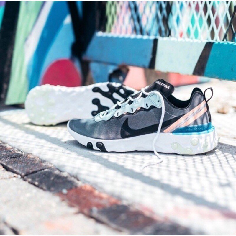 Giày Nike React Element 55 'Ocean Cube' BQ6166-300 - Ảnh 5