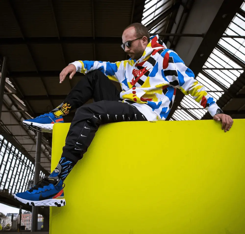 Giày Nike React Element 55 'Game Royal' BQ6166-403 - Ảnh 4