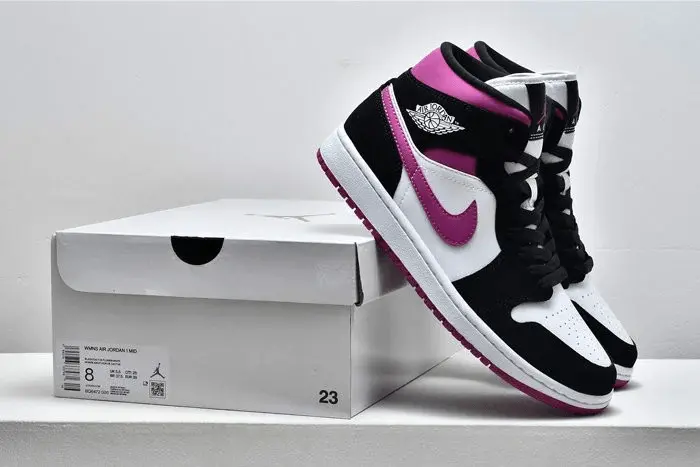Giày Nike Air Jordan 1 Mid ‘Cactus Flower’ BQ6472-005 - Ảnh 6