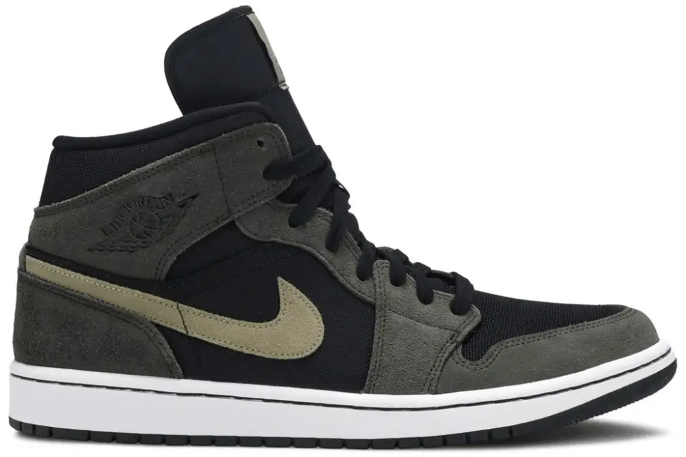 Giày Nike Wmns Air Jordan 1 Mid 'Olive' BQ6472-030