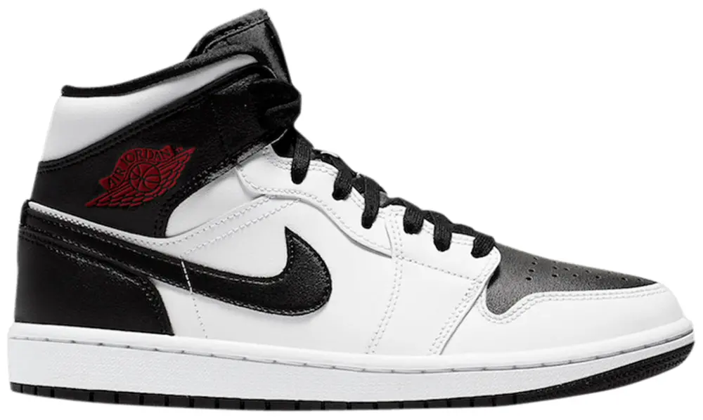 Giày Nike Wmns Air Jordan 1 Mid 'White Black' BQ6472-101