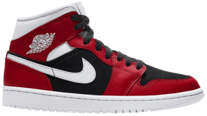 Giày Nike Wmns Air Jordan 1 Mid 'Gym Red Black' BQ6472-601