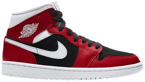 Giày Nike Wmns Air Jordan 1 Mid 'Gym Red Black' BQ6472-601