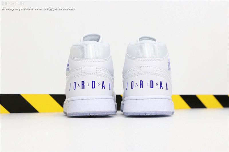Giày Nike Air Jordan 1 Retro Mid 'White Concord' BQ6578-100 - Ảnh 4