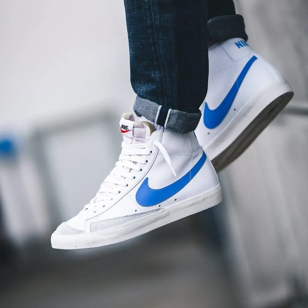 Giày Nike Blazer Mid '77 Vintage 'Pacific Blue' BQ6806-400 - Ảnh 4