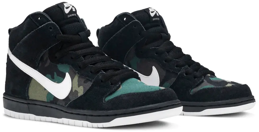 Alternative view of Giày Nike SB Dunk High SB 'Camo' BQ6826-001