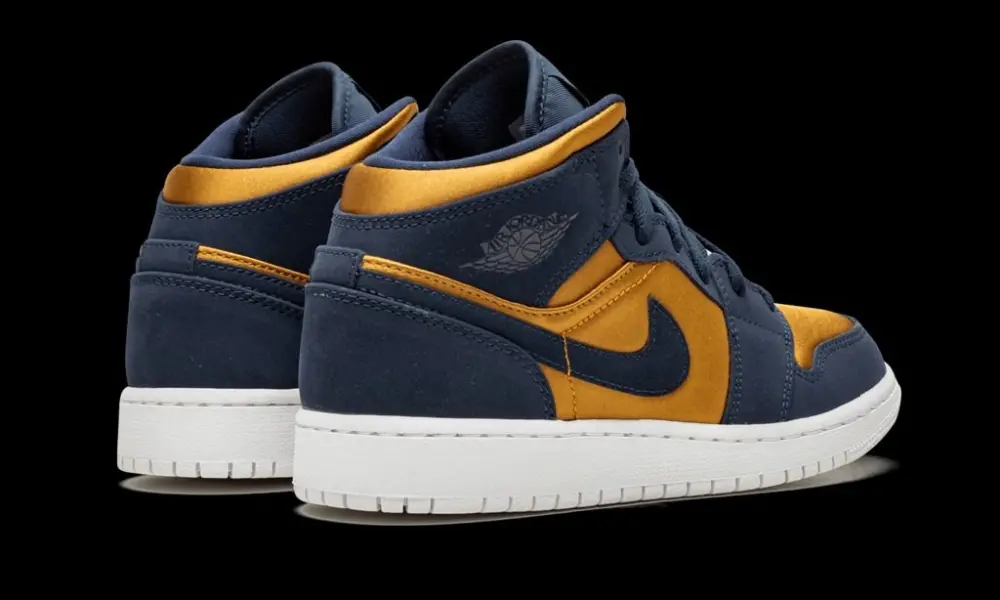 Giày Nike Air Jordan 1 Mid SE GS 'Obsidian Desert Ochre' BQ6931-401 - Ảnh 4