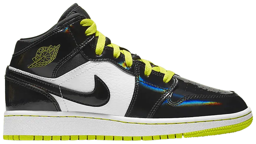 Giày Nike Jordan 1 Mid Black Cyber 'Mystic Green' BQ6931-003
