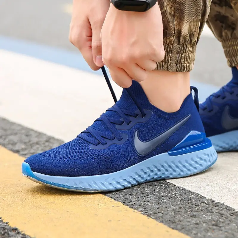 Alternative view of Giày Nike Epic React Flyknit 2 'Blue Void' BQ8928-400