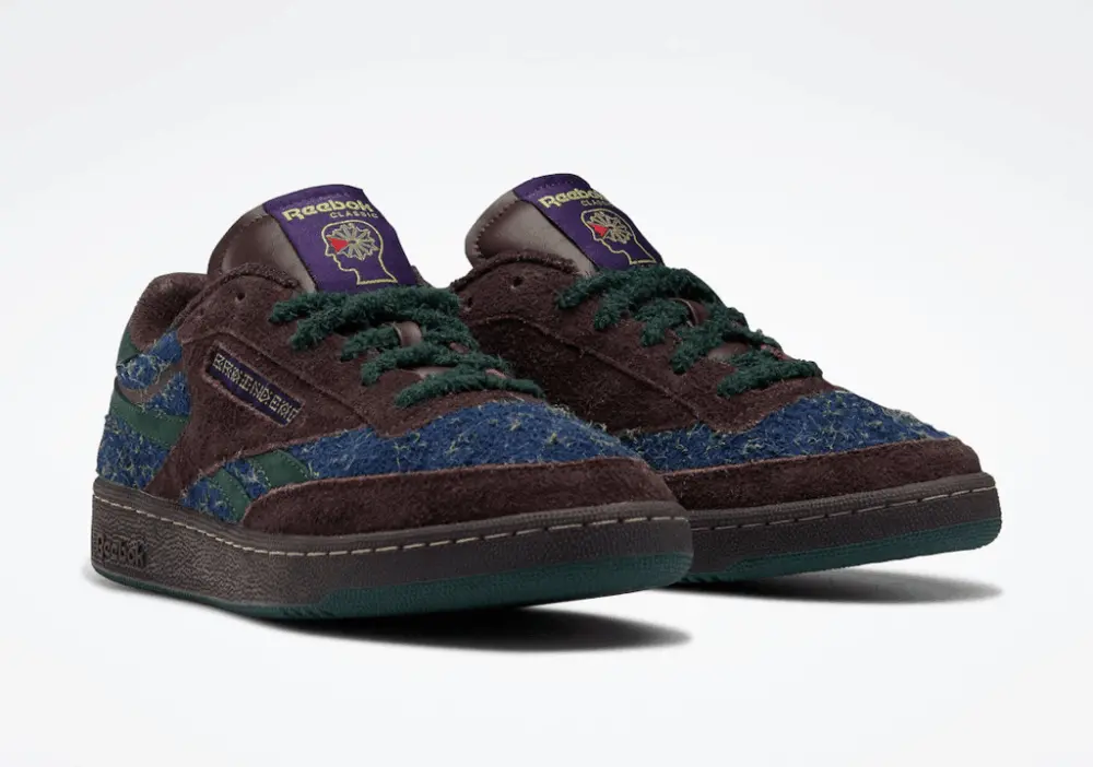 Giày Reebok Club x Brain Dead C Revenge 'Brown' GX9593 - Ảnh 5