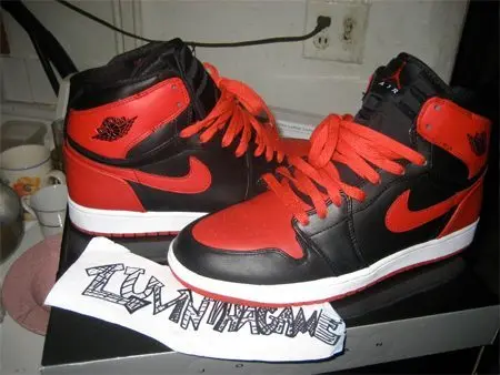 Giày Nike Air Jordan 1 High Strap 'Bred' 342132-061 - Ảnh 8