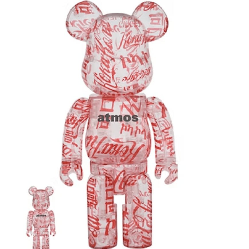 Mô Hình Bearbrick Atmos x CocaCola