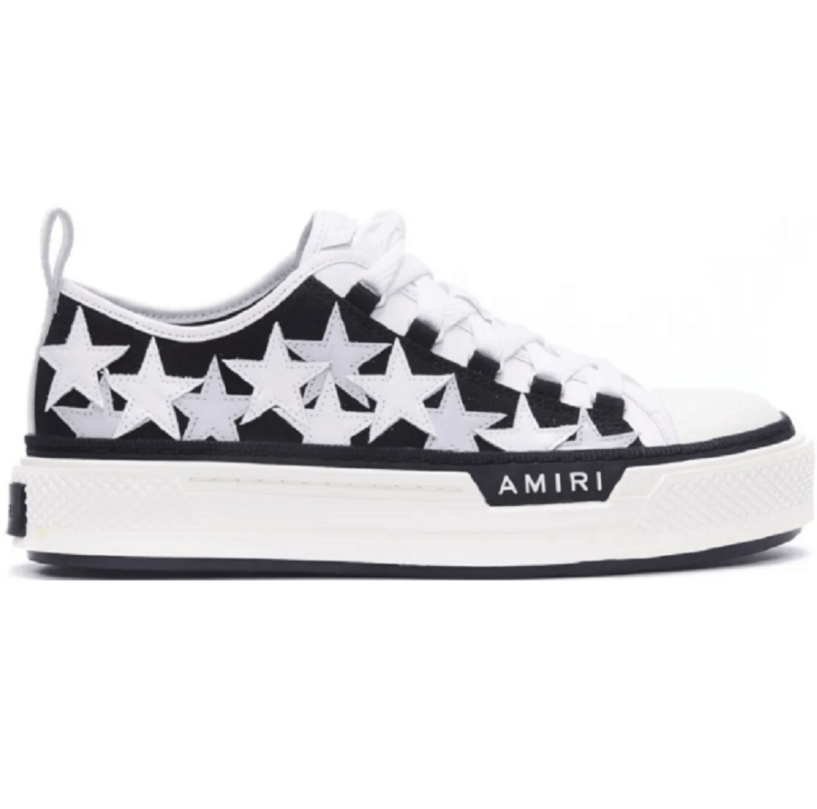 Giày Amiri Stars Court Low ‘Black’ MFS014-001 - Ảnh 4