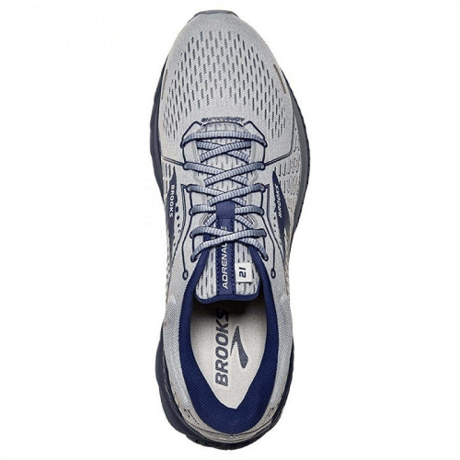 Giày Brooks Adrenaline GTS 21 Grey Tradewinds 1103492E-006 - Ảnh 2