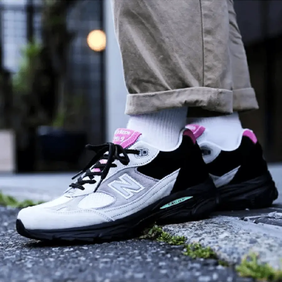 Giày New Balance 991.9 Made In UK ‘Grey Pink’ M9919FR - Ảnh 4