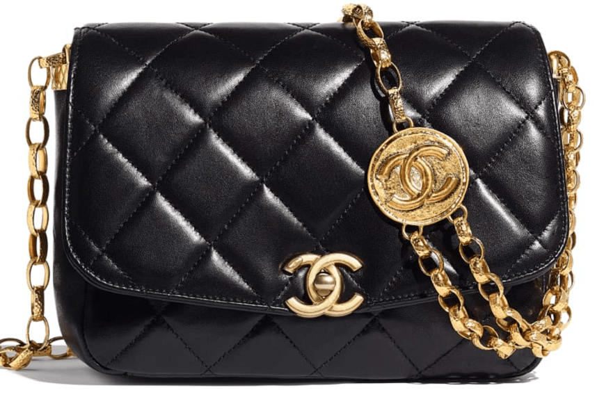 Túi Chanel Folding Bag Sheepskin 'Black' AS2222-B04424-94305