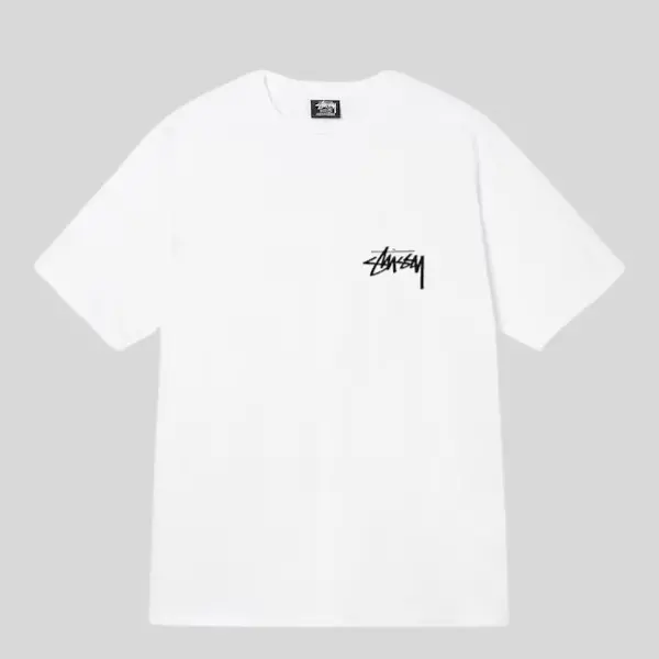 Alternative view of Áo Stussy Withered Flower Tee 'White' 1904862-WHIT