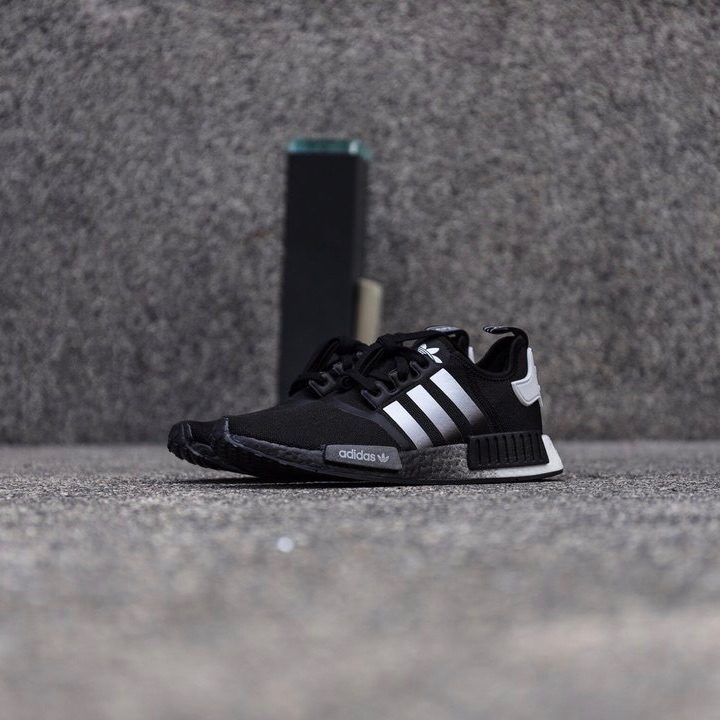 Giày Adidas NMD R1 'Black Silver' EG7399 - Ảnh 4