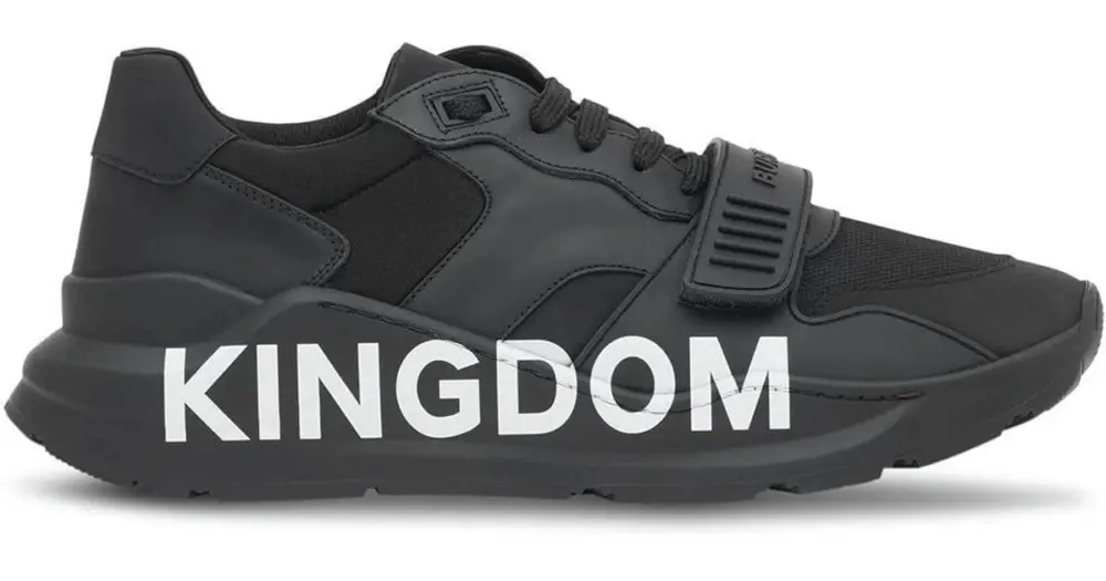 Giày Burberry Ramsey Kingdom Leather Black 80199721