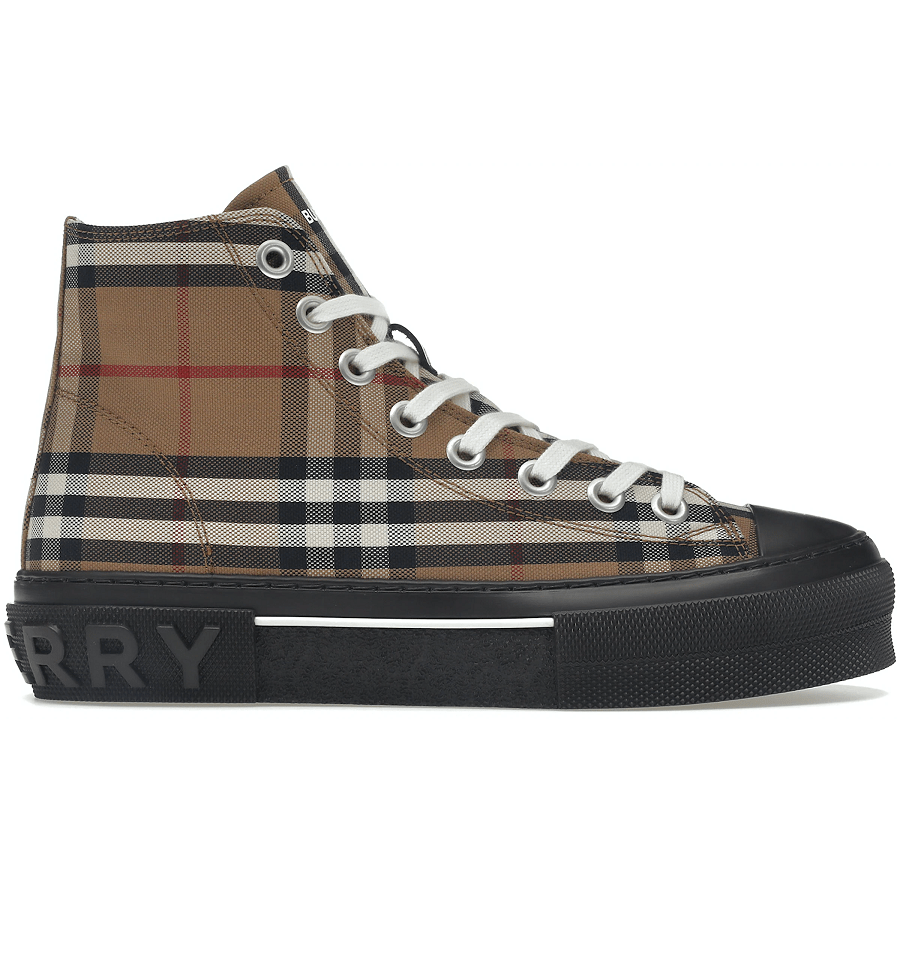 Giày Burberry Vintage Check Cotton 'Birch Brown' 80556611