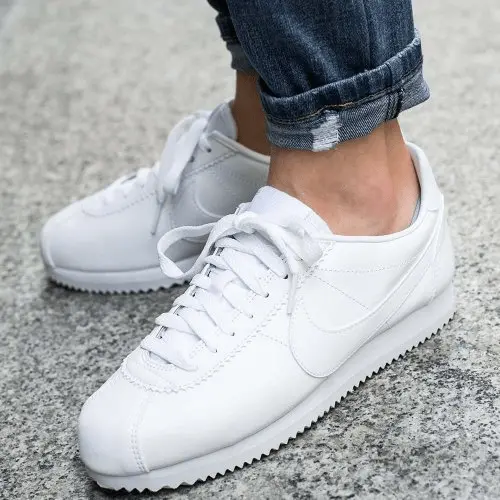 Giày Nike Wmns Classic Cortez Leather 'White' 807471-102 - Ảnh 4