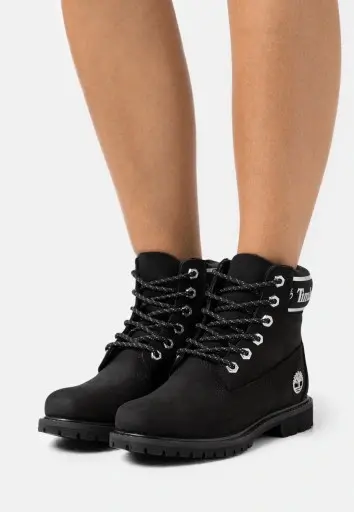 Giày Timberland 6Inch Icon Black Womens A41CX - Ảnh 4