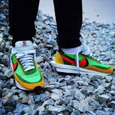 Giày Nike Sacai x LDWaffle 'Green Gusto' BV0073-300 - Ảnh 4